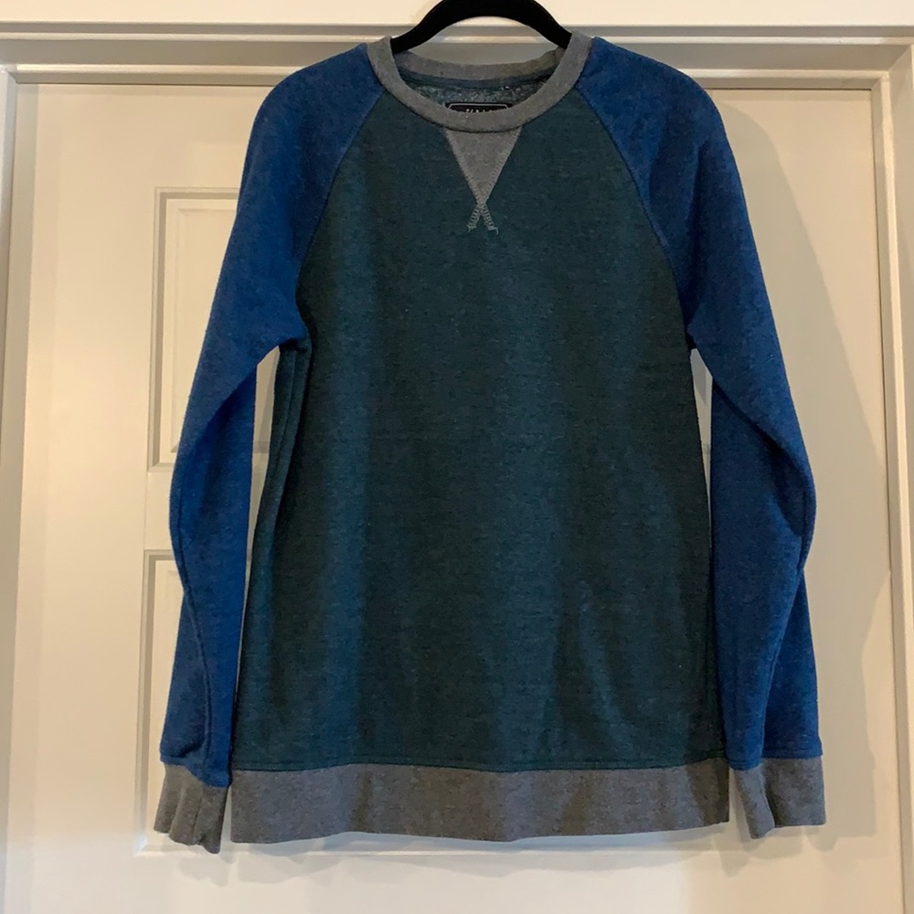 Blue, Green, and Gray Crewneck Sweatshirt!